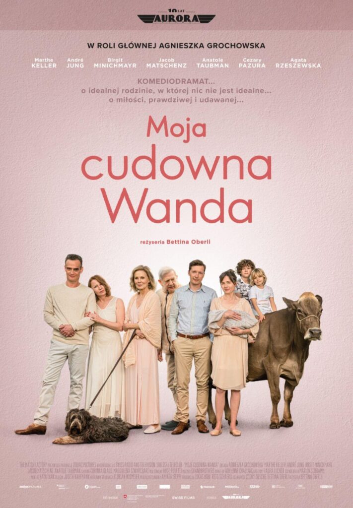 Moja cudowna Wanda- komediodramat z Agnieszką Grochowską w roli głównej -plakat